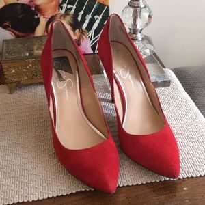Jessica Simpson Red Pumps